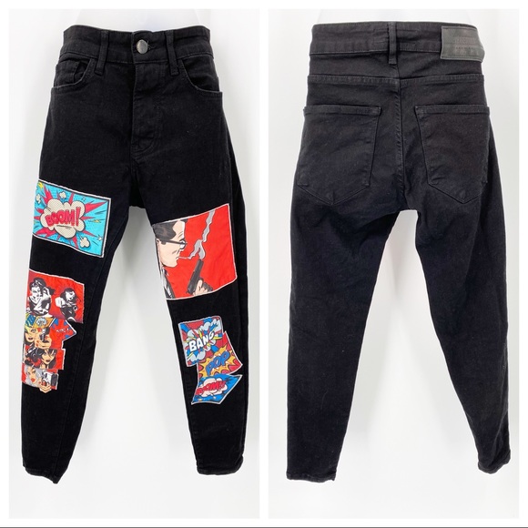 2Y DNM Other - 2Y DNM Premium Comic Print Skinny Fit Jeans 29